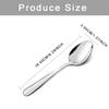 6/12/24PCS Stainless Steel TeaSpoons Cutlery Set Creative Coffee Spoon For Ice Cream Cake Dessert Scoop Tableware Dinnerware Set