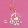 Eighteen-Seed Car Pendant: Safe Travel Charm, Bodhi Bead Ornament, Premium Temple Decoration.