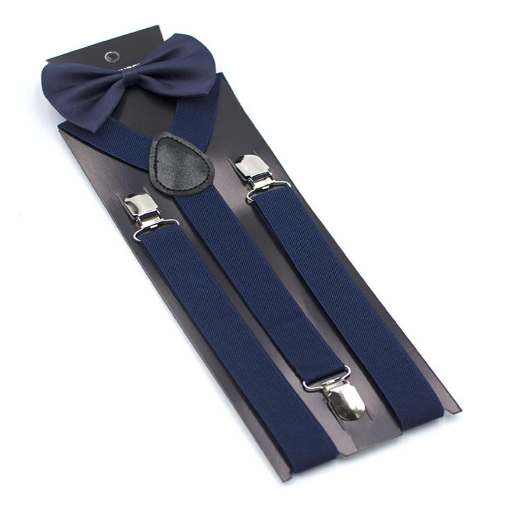 Tirantes Fuertes de Metal Set de Pajarita Ajustables Tirantes para Adultos Nuevos Tirantes para Adultos Hombres Mujeres