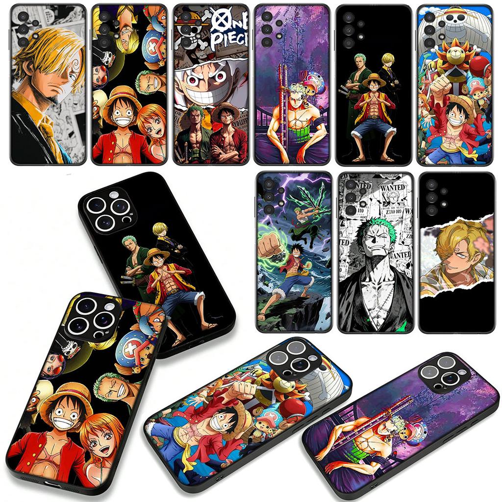 Luffy ONE Roronoa Zoro Sanji PIECES Cover Phone Case for Xiaomi Redmi Note 14 12 13 ProPlus A3 Pro Plus 12C 13C 14C 5G