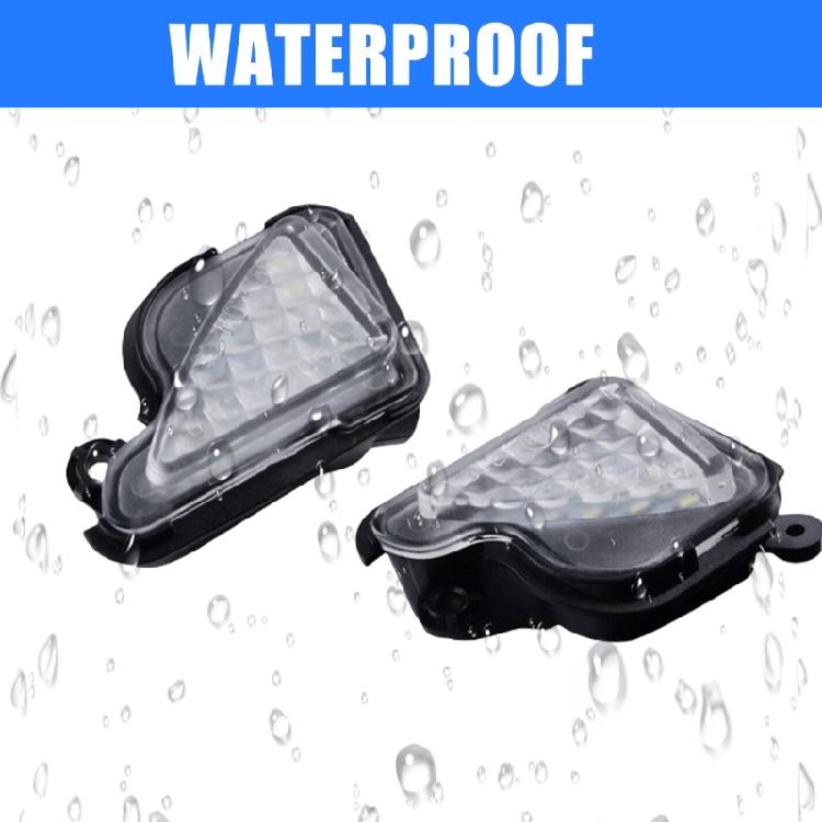 Improved Nighttime Reversing with Bright LED Side Mirror Light Quick Fix High Brightness Waterproof for Car Safe Parking