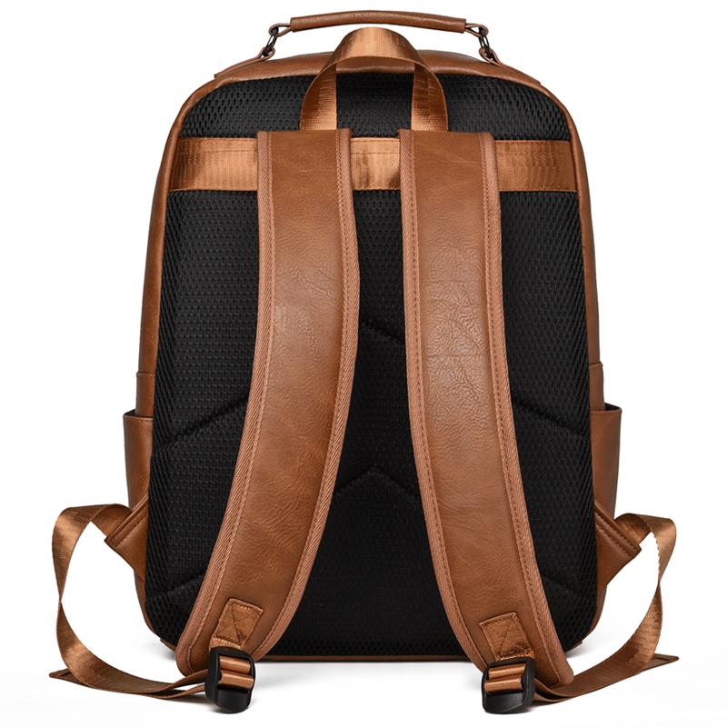 Fashion Men's Bag Trend Brand Retro Casual Backpack High Quality Waterproof Travel Bag Large Capacity Business Computer Bag