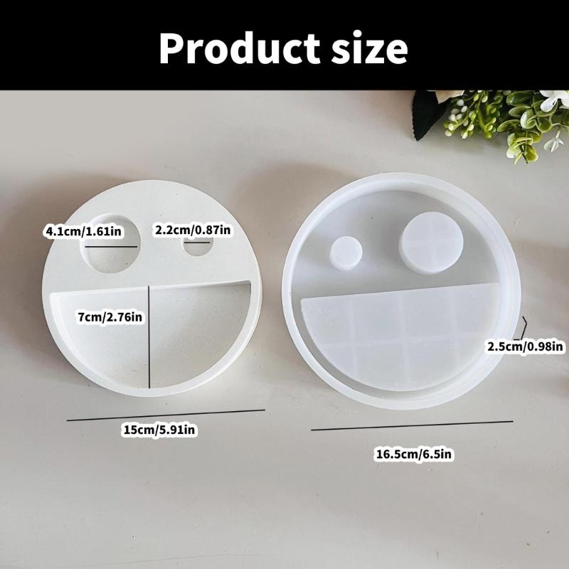 Flexible Sturdy Silicone Mould Fashion Accessory for Making Unique Round Shaped Candle and Home Decorations