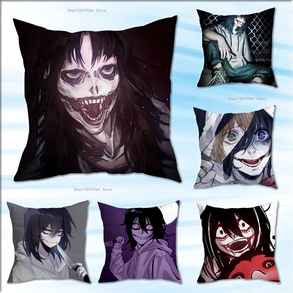 Jeff Art Killer Pillow Case Cushion Cover Home Decor Birthday Gift Pillowcover