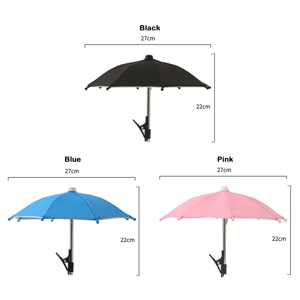 Mit Clip Handy-Regenschirmhalter Blendschutz Handy Wasserabweisender Regenschirm Motorrad