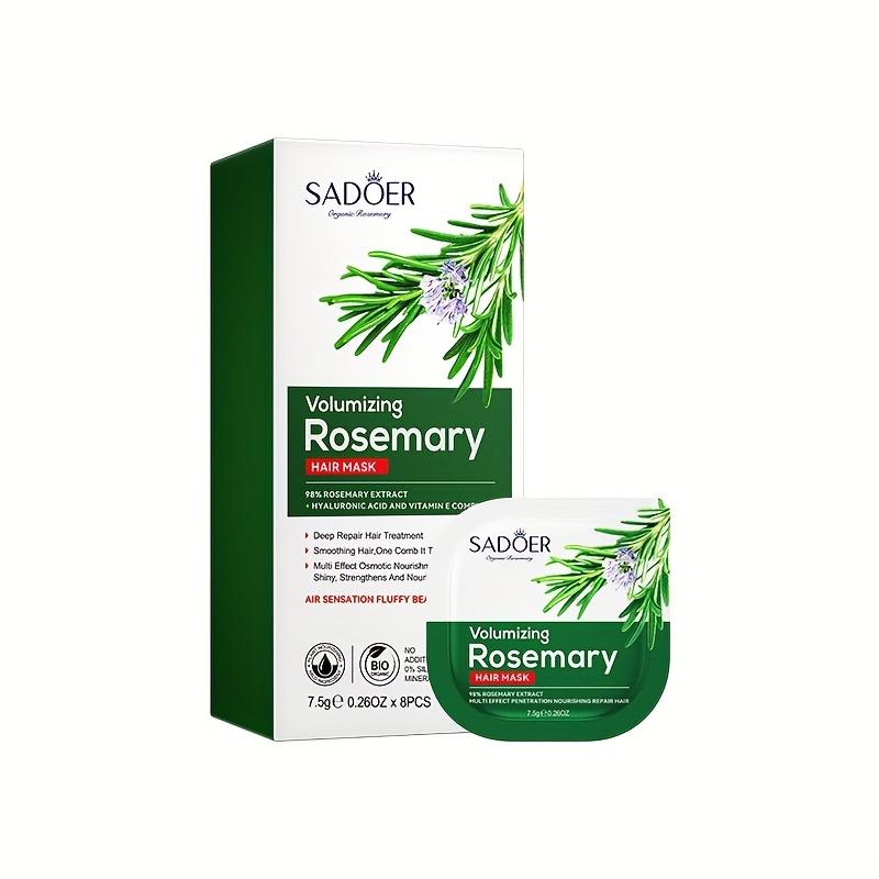 

7.5G*8pcs Rosemary Hair Mask, Moisturizing Hair, Suitable for All Hair Types, Easy To Carry and A Must-Have for Travel, A Very Thoughtful Gift A Box