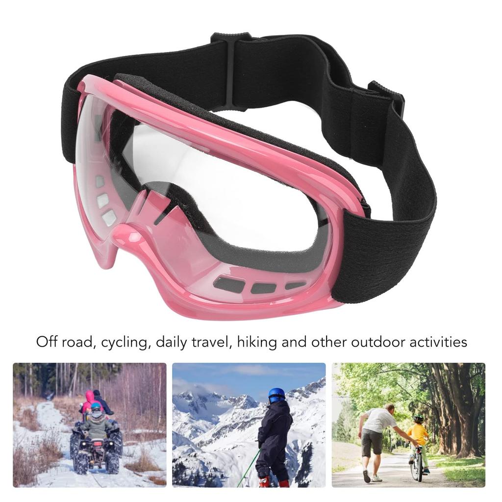 [TOPINCN] Children's Bike Goggles, Bicycle Goggles, Motorcycle Goggles, Windproof, UV