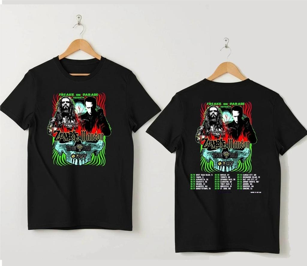 Rob Zombie Freaks On Parade Tour 2026 Concert Graphic T-Shirt