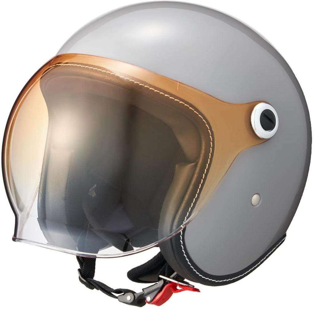 Marushin MCJ6 BUBBLE RIDER Motorcycle Jet Size M Product 05301031 Helmet, Men's, (57-58cm), Gray, Number