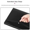Portable Card Storage Album 4 Slot Belt-Bound Binder Holds 160 Trading Cards for Home Travel Use