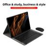 For Galaxy Tab S8 Ultra Lær Tastaturdeksel Med Berøring Bakbelyst Bluetooth-tastatur For Nettbrettbeskyttelse