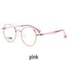 Ultralight Round Myopia Glasses 7510S for Kids & Women - Small Face Frame with Plastic & Steel Temples