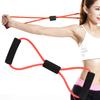 8 Shaped Elastic Fitness Pulling Rope Chest Expander Yoga Body Slimming Tension Band Red