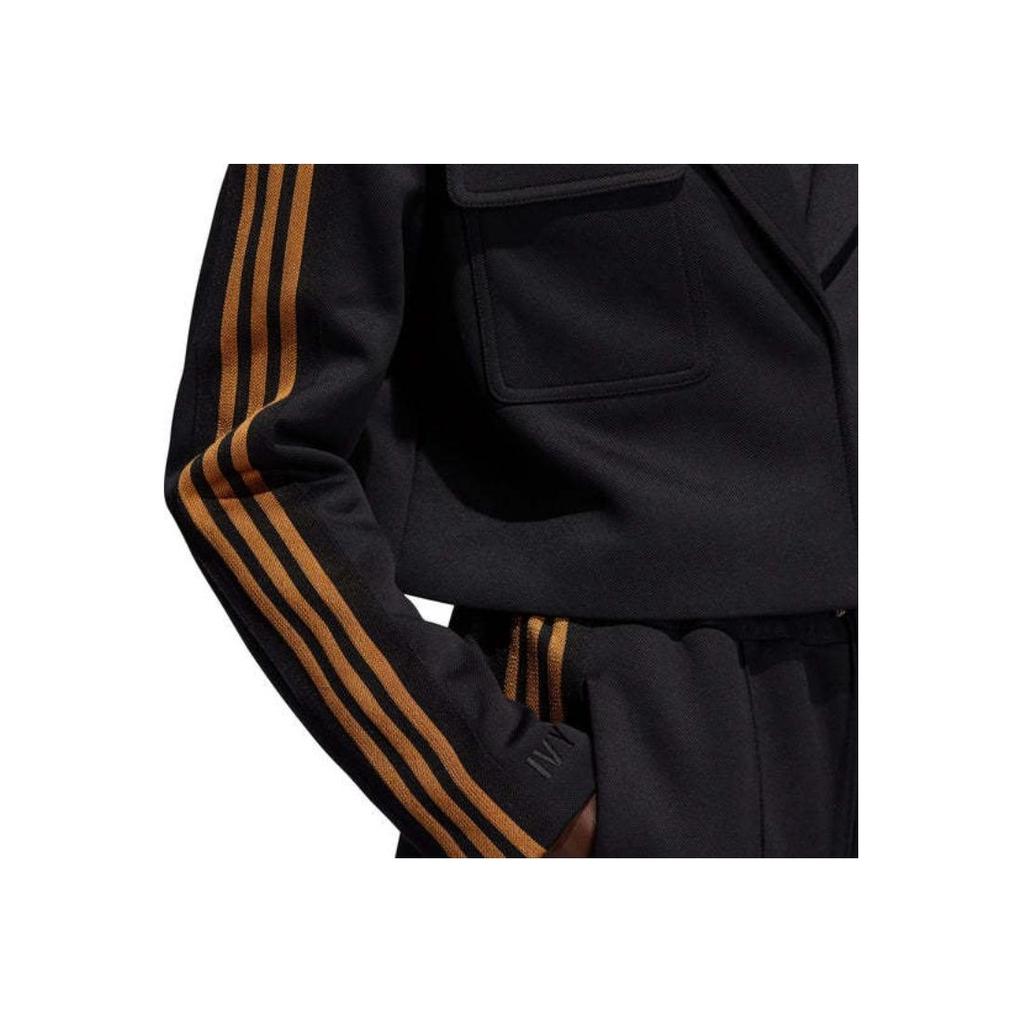 Adidas X Ivy Park Beyoncé Collaboration Striped Casual Short Suit Women Suits Black GP4707