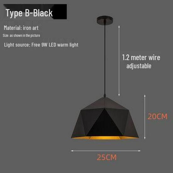 Retro Industrial Iron Chandelier for Hotels, Restaurants, and Bars