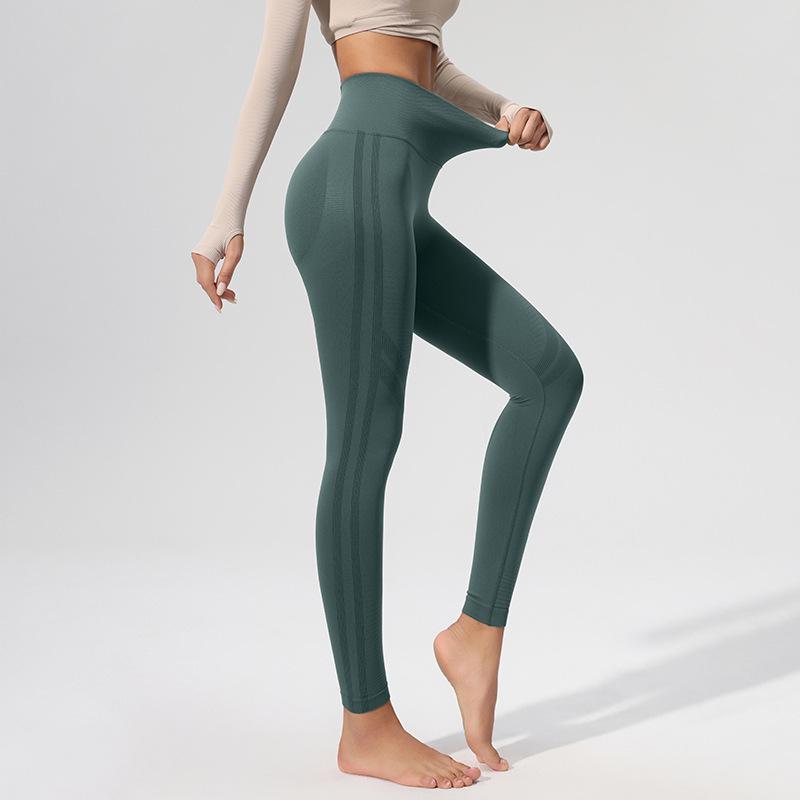 

Женские брюки для йоги с высокой талией - Эффект персика, Ощущение обнаженности, Премиальные фитнес-леггинсы Large