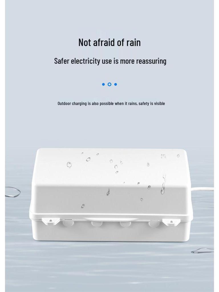 Zewnętrzna listwa zasilająca Wodoodporna Osłona Ochronna Pudełko