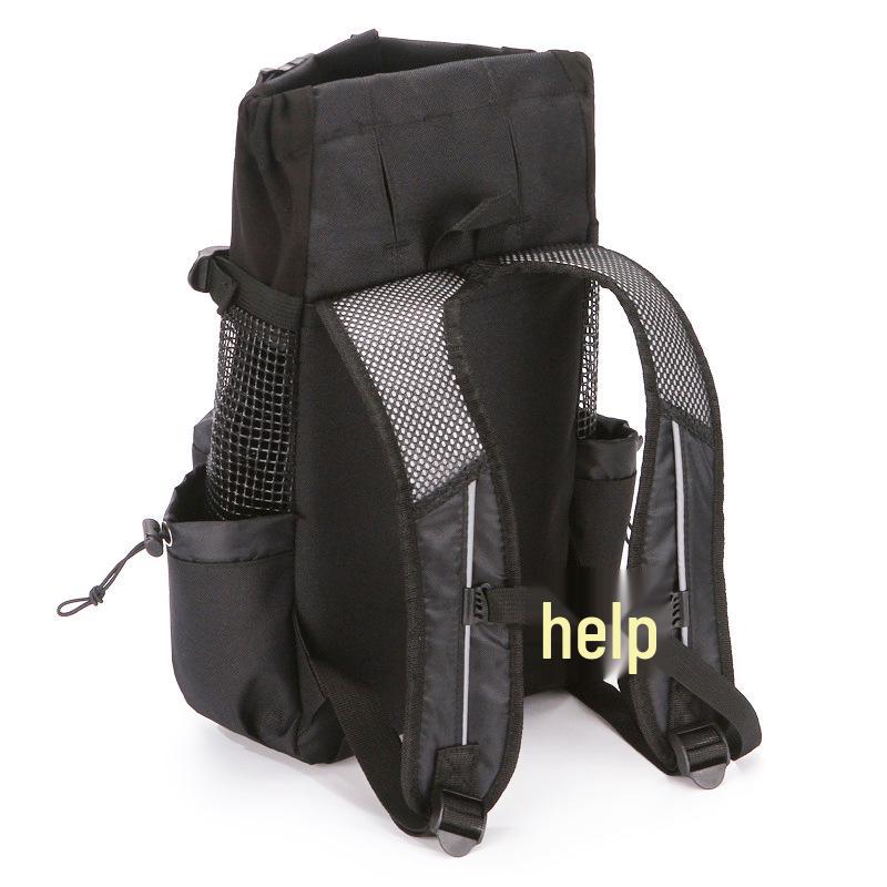 Portable Ventilated Pet Backpack: Head-Out Design for Outdoor Outings, Breathable & Washable