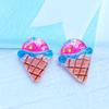 10/20 Peças Fofas Mini Brilhante Desenho Animado Animais/Sorvete Costas Planas Resina Scrapbooking DIY Joias Artesanato Decoração Acessórios G69