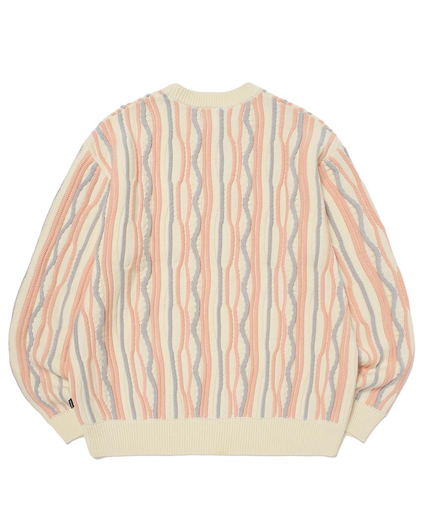 WKNDRS Wave Knitted Sweater (Ivory)