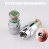 Tire Pressure Monitoring Valve Stem Caps Visual Tri-Color Alert Caps Waterproof Tire Pressure Gauge Replacement Caps for Cars Trucks SUVs Motorcycles