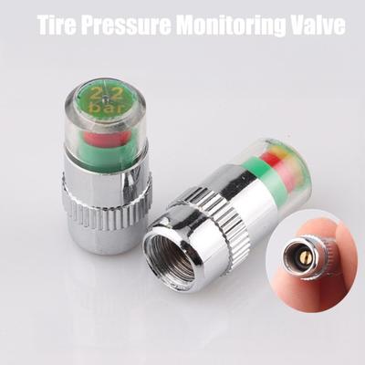 Yousheng Tire Pressure Monitoring Valve Stem Caps Visual Tri-Color Alert Caps Waterproof Tire Pressure Gauge Replacement Caps for Cars Trucks SUVs