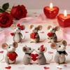 Craft Needle Felting Supply Needle Felted Mouse Cute Mouse Figurine Gifts Felt Mice Ornaments Handmade Mouse Animal Figurine