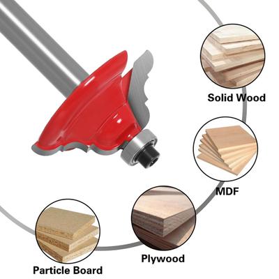 נתב Bit Ogee Raised Panel Hard Alloy 8mm Shank Roman Working Bit for Home