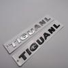 1Pc Rear Trunk Emblem Badge Sticker ABS Plastic Silver and Black for CADDY LAVIDA TIGUAN TIGUANL Logo Decorative