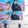 Große Mauspads Laptop Gaming Zubehör Computer Gamer Anime Tastaturunterlage Mauspads Schreibtisch Die Apotheker-Tagebücher Mauspads