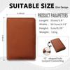 Genuine Leather Passport Wallet for Men and Travel Passport Holder with Airtag Airtag Passport Cover for Two Travel Essentials Festival Gift Lychee