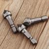 Point Remove Burr Tools Chamfer Bit Cutter 1/4" Hex Shank Countersink Drill Deburring Drilling