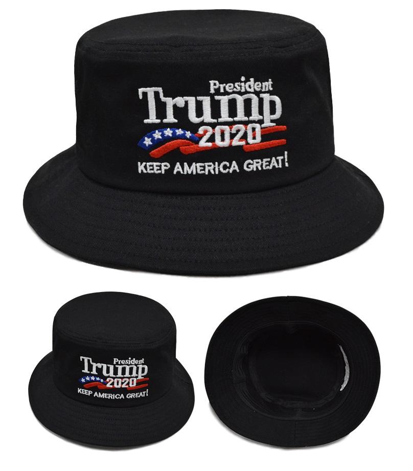 Donald President Trump 2020 Keep America Great Cap Embroidered Bucket Hat Unisex