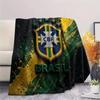 Brazil National Football Team2 Flannel Blanket, High quality Comfortable for All Seasons, Home Decor, Warmth and Comfort