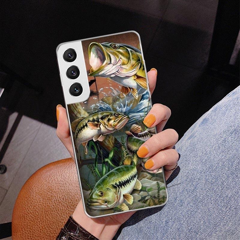Offshore Angling Fishing Fish Rod Phone Case For Samsung Galaxy S24 S25 Edge S26 Ultra S23 S22 S21 Plus S20 FE + Personalized Pr