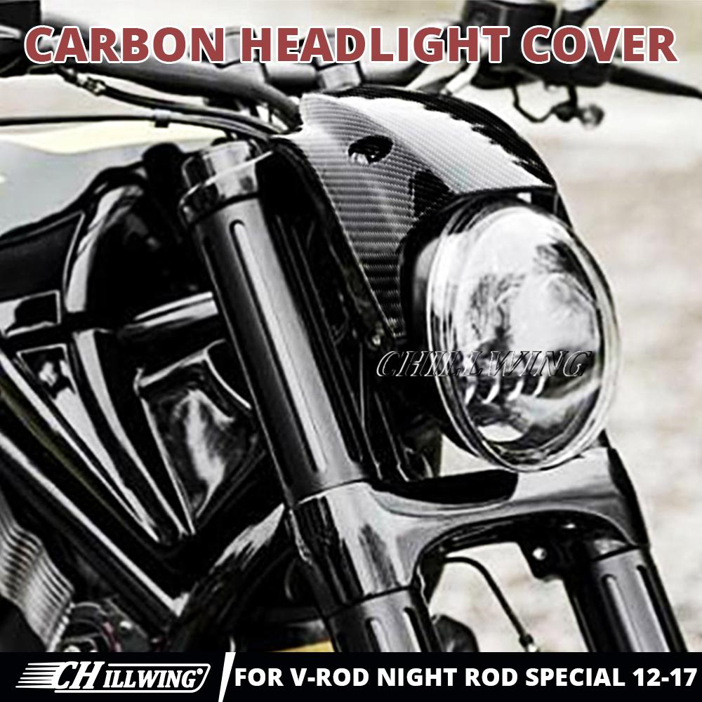 Fit for Harley V ROD VROD V-ROD VRSCDX Night Rod Special 2012-2017 Carbon Fiber Windshield Front Headlight Cover Fairing