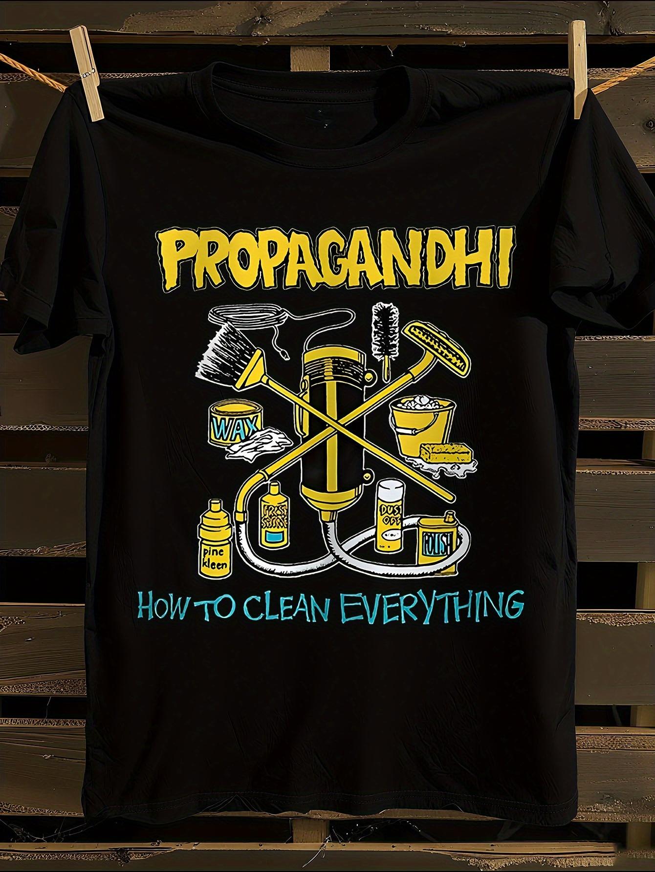 Propagandhi Band  How to Clean Everything  Graphic Tshirt L