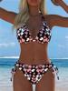 Maillot de bain bikini européen et américain 1011 nouveau maillot de bain deux pièces femme explosion Xiyin temu