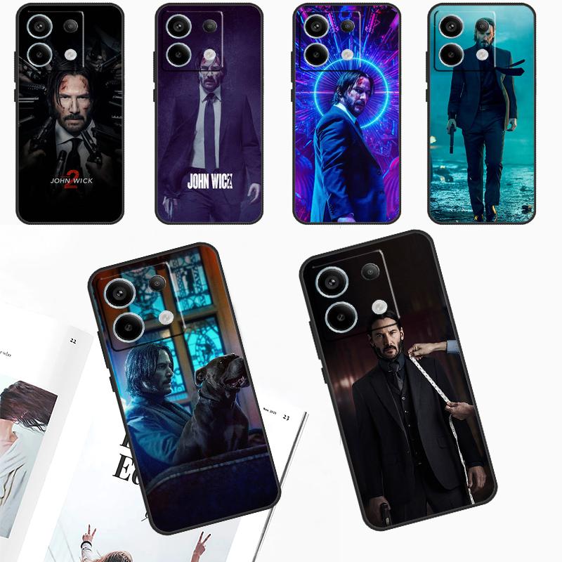 John Wick Keanu Reeves Case For Xiaomi Redmi Note 12 11 9 10 13 Pro Plus 9S 10S 11S 12S Redmi 12 10 C 9C 13C Cover