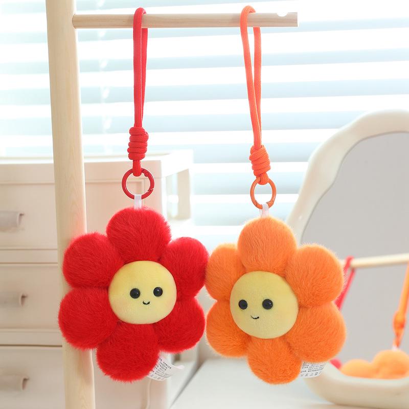 New Cute Gummy Flower Sunflower Pendant - Sweet Portable Style Women's Bag Charm