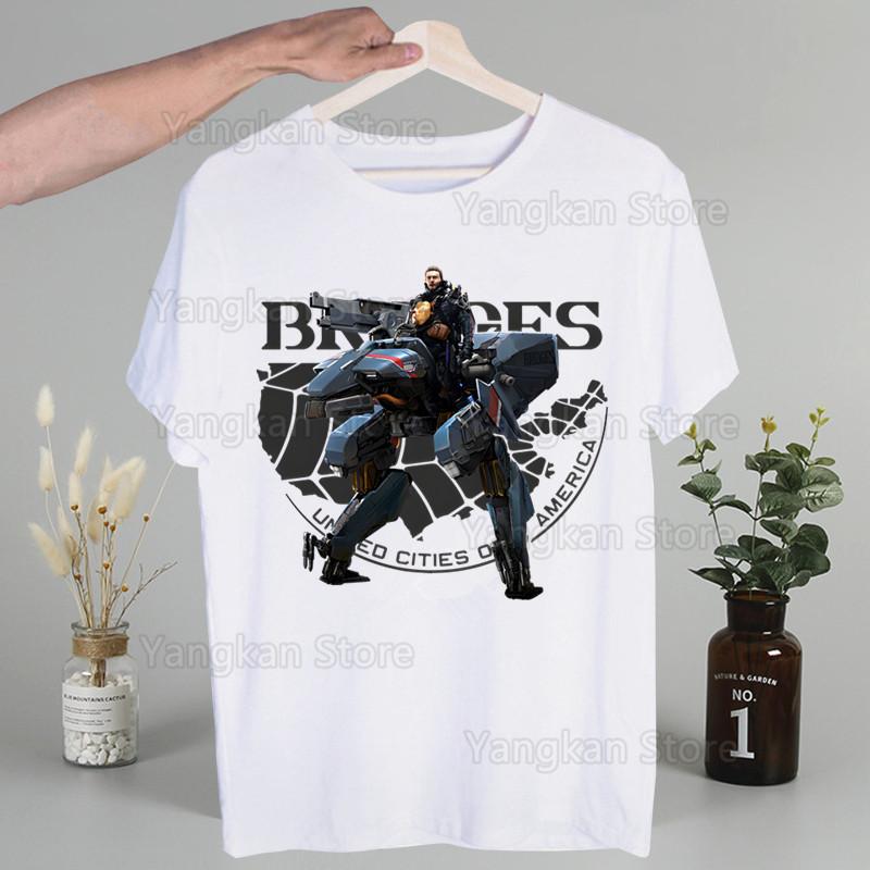 Death Stranding Kojima Men Hip Hop Streetwear Print T Shirt Harajuku TShirts Short Sleeve Fashion Casual T-Shirt Tops Tees