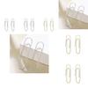 Stylish Alloy U-shaped Pearl Earrings For Women Elegant Simple Jewelry
