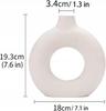 Wazon ceramiczny cętkowany elegancki prezent na kwiaty minimalistyczny