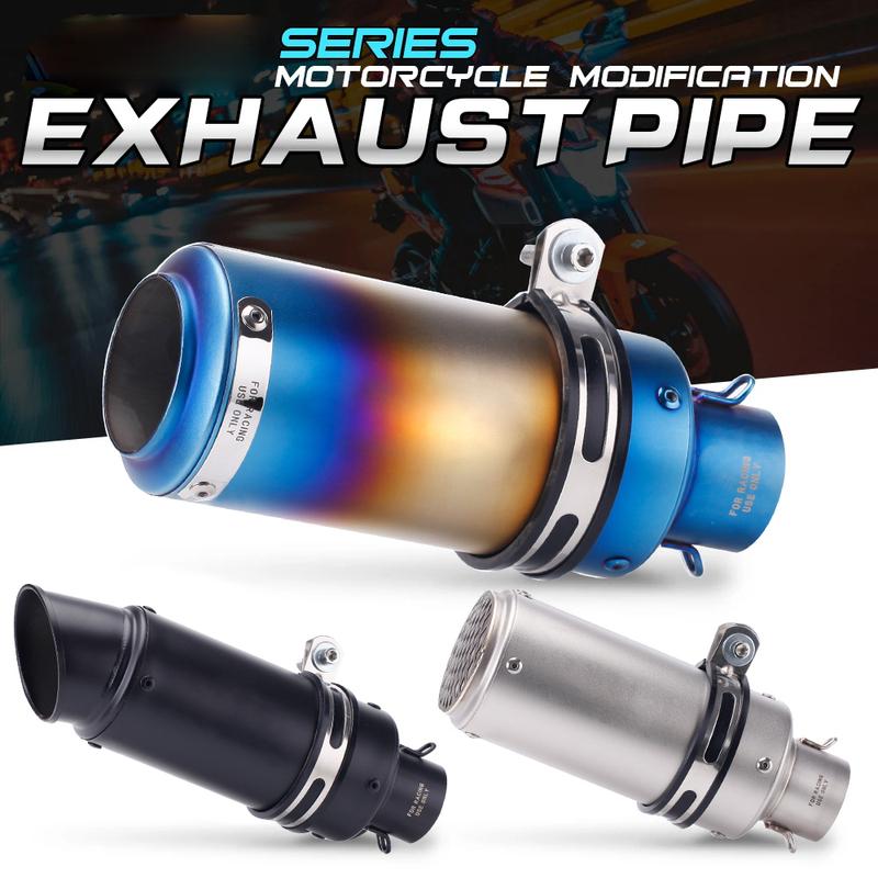 51mm Racing Motorcycle Exhaust Muffler GP-project Universal Sport Bike Muffler