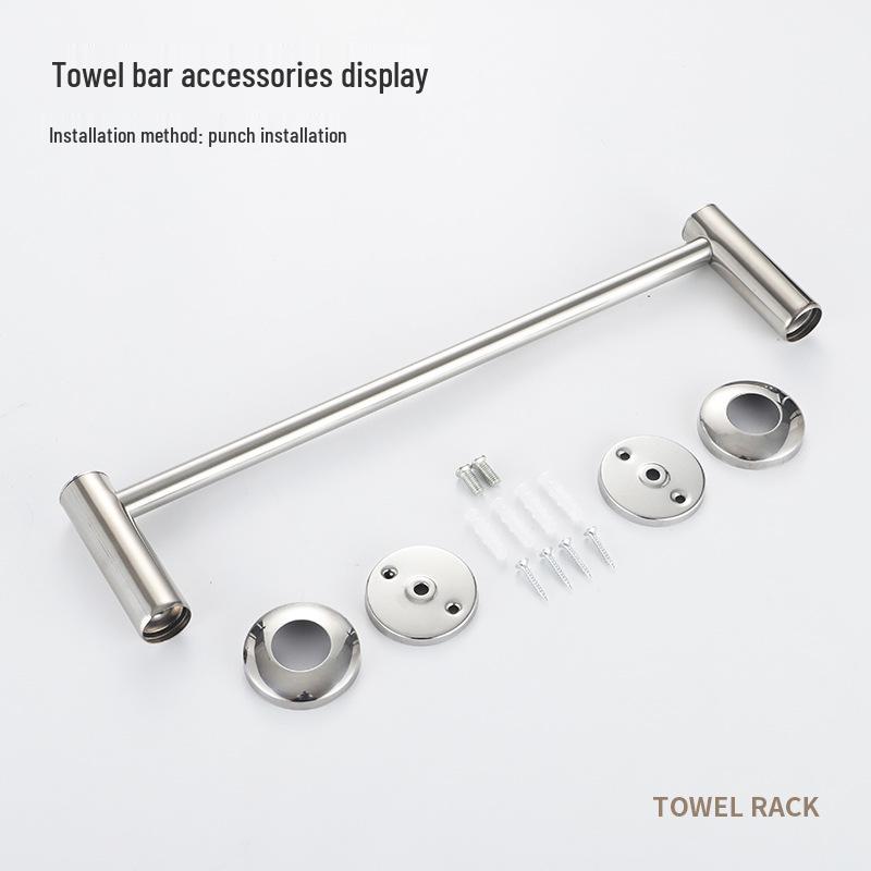 304 Stainless Steel Double Bar Bathroom Towel Rack