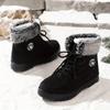 Snow boots women's high-top boots cold-proof and warm cotton boots piled and thickened boots women's thick-soled comfortable cotton shoes
