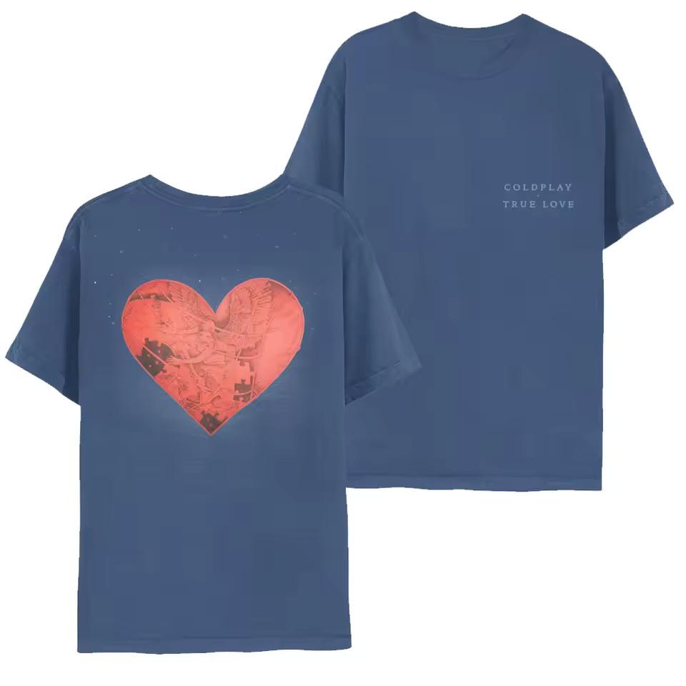 Coldplay True Love Music of the Spheres Tour 2026 T-shirt XXXL