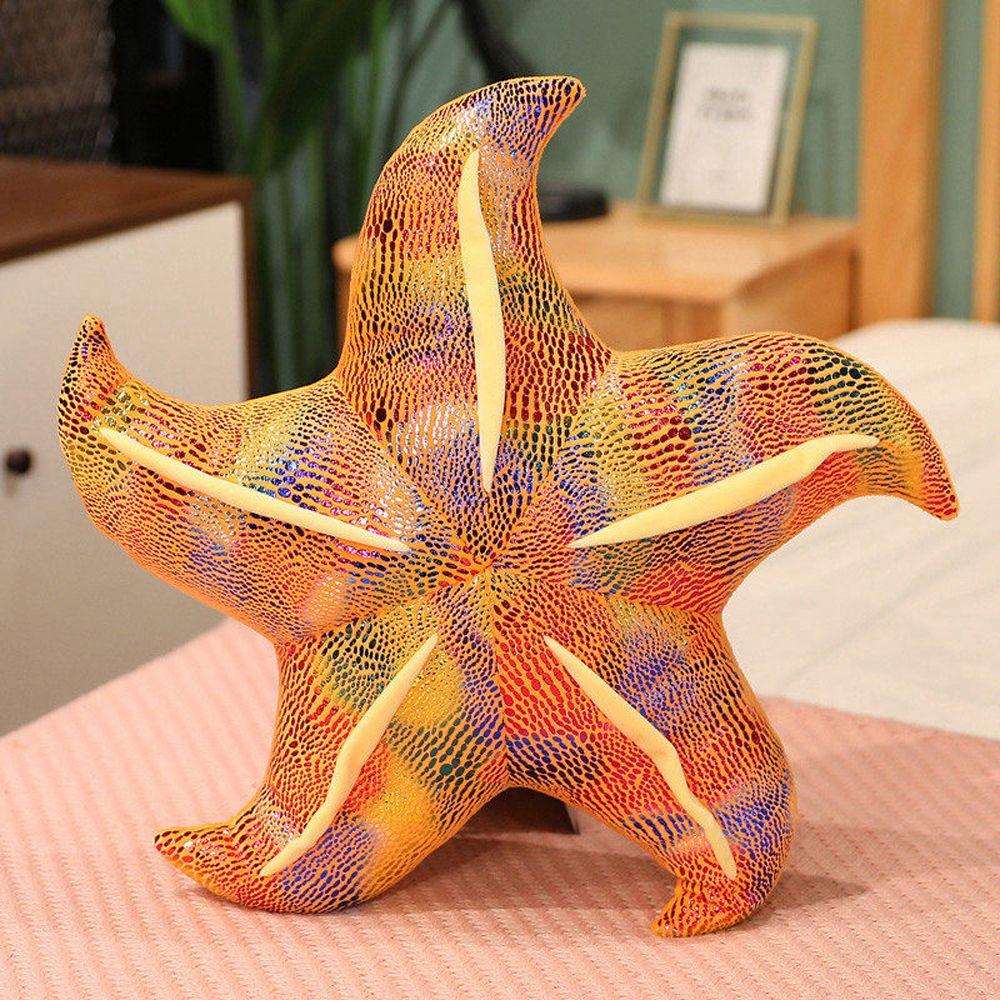 Home Decor Marine Animal Plush Toy Starfish Stuffed Toys Sleeping Back Cushion Starfish Plush Doll