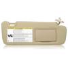 Car Left Right Sun Visor With Mirror Light for Toyota Highlander 2014 2015 2016 2017 2018  Beige/Grey 743100E074A0