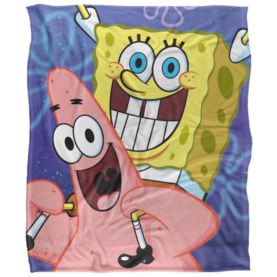 SpongeBob SquarePants Silky Cropped Patrick Star Supersoft Blanket